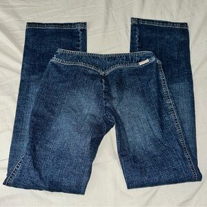 Vintage Guess Dark Blue Denim Flare Bootcut Jeans